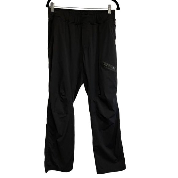 lululemon athletica Other - Mens Lululemon Studio Pants Black Medium Pinstripe Gym Exercise Athleisure
